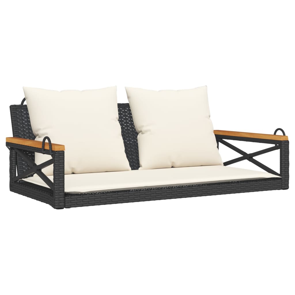 Schommelbank Met Kussens Poly Rattan