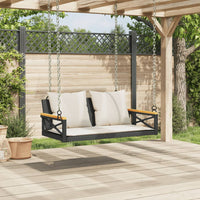 Schommelbank Met Kussens Poly Rattan