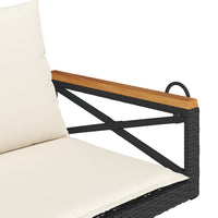Schommelbank Met Kussens Poly Rattan