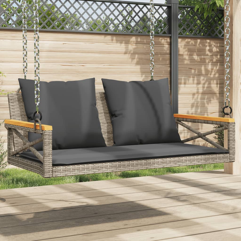 Schommelbank Met Kussens Poly Rattan