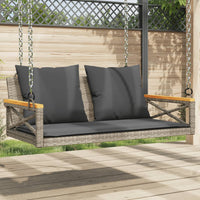 Schommelbank Met Kussens Poly Rattan