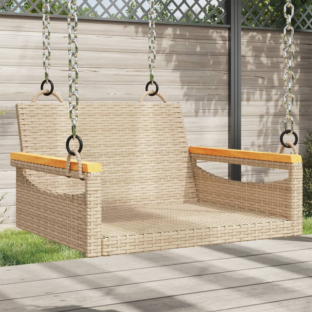 Schommelbank Poly Rattan