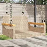 Schommelbank Poly Rattan