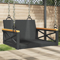 Schommelbank Met Kussens Poly Rattan