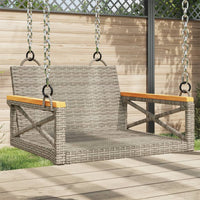 Schommelbank Met Kussens Poly Rattan