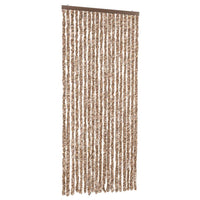 Vliegengordijn Chenille Beige En Donkerbruin