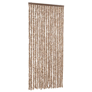 Vliegengordijn Chenille Beige En Donkerbruin