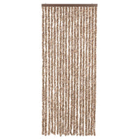 Vliegengordijn Chenille Beige En Donkerbruin