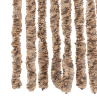 Vliegengordijn Chenille Beige En Donkerbruin
