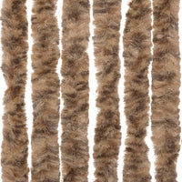 Vliegengordijn Chenille Beige En Donkerbruin