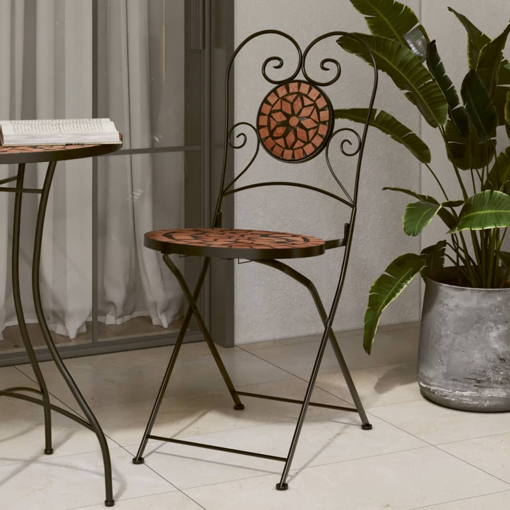 Bistrostoelen Inklapbaar Keramiek Kleurig En