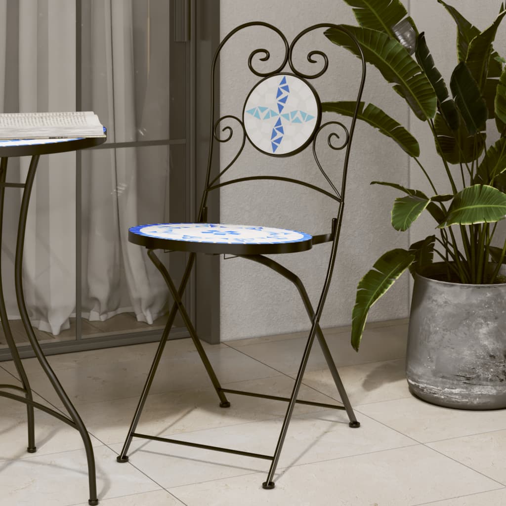 Bistrostoelen Inklapbaar Keramiek Kleurig En