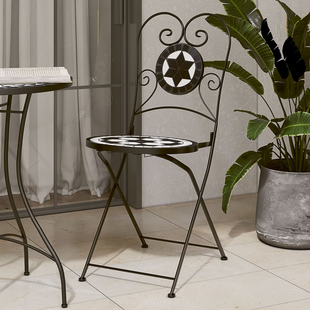 Bistrostoelen Inklapbaar Keramiek Kleurig En