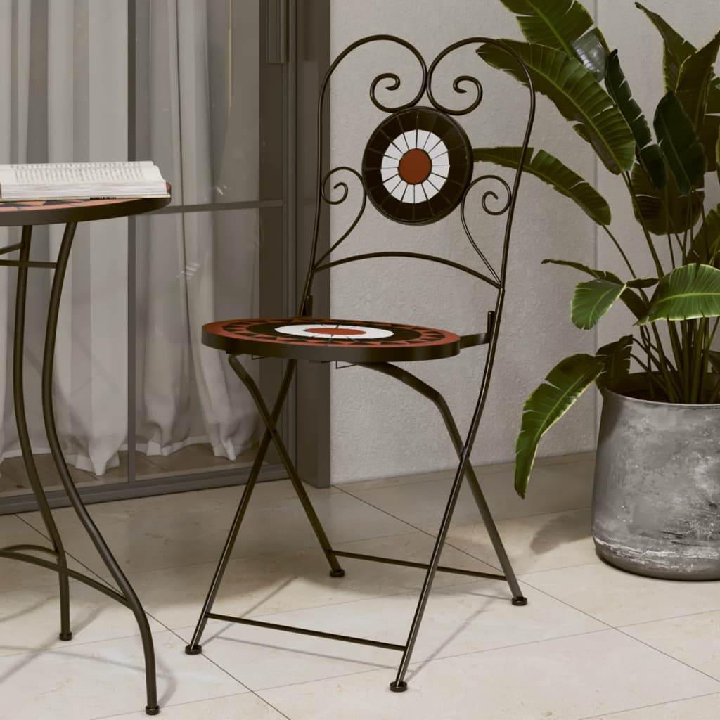Bistrostoelen Inklapbaar Keramiek Kleurig En