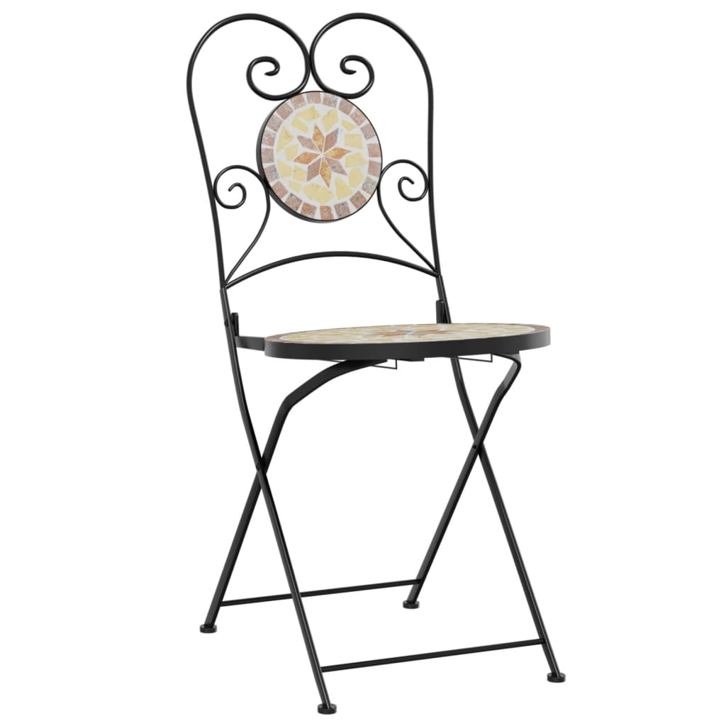 Bistrostoelen Inklapbaar Keramiek Kleurig En