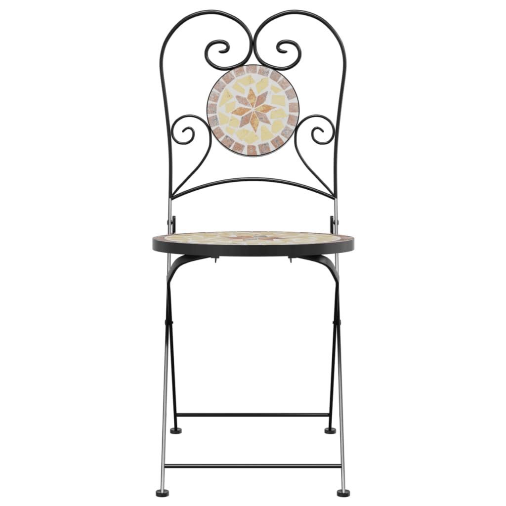 Bistrostoelen Inklapbaar Keramiek Kleurig En