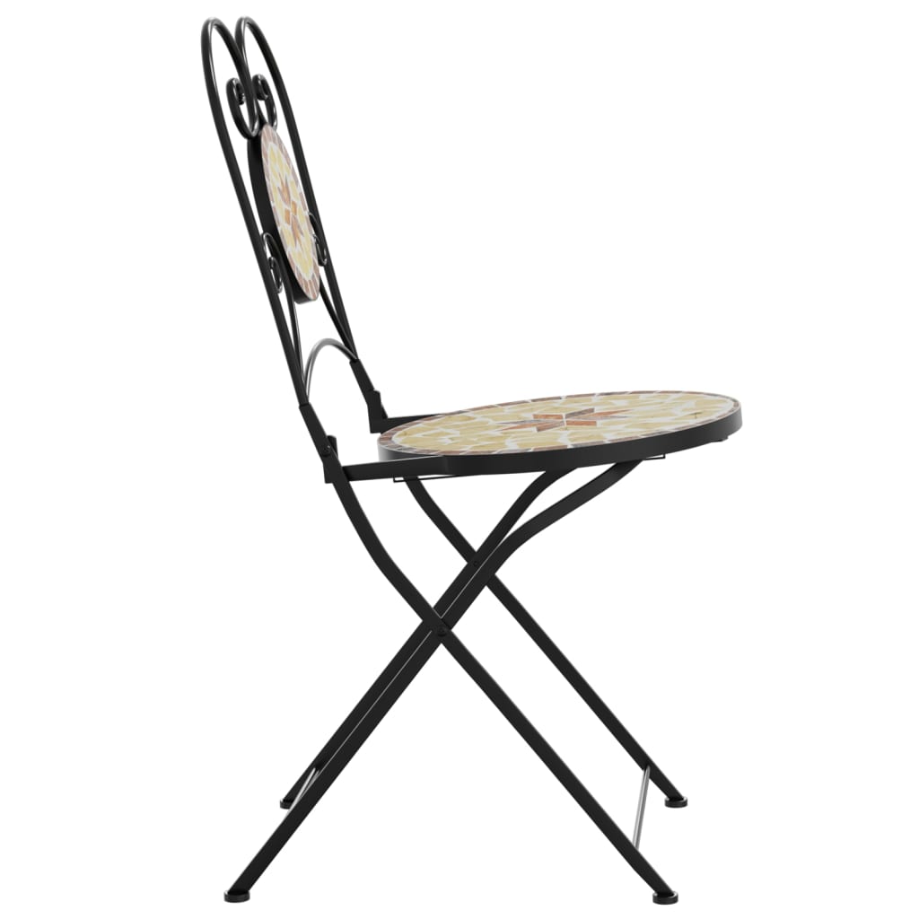 Bistrostoelen Inklapbaar Keramiek Kleurig En