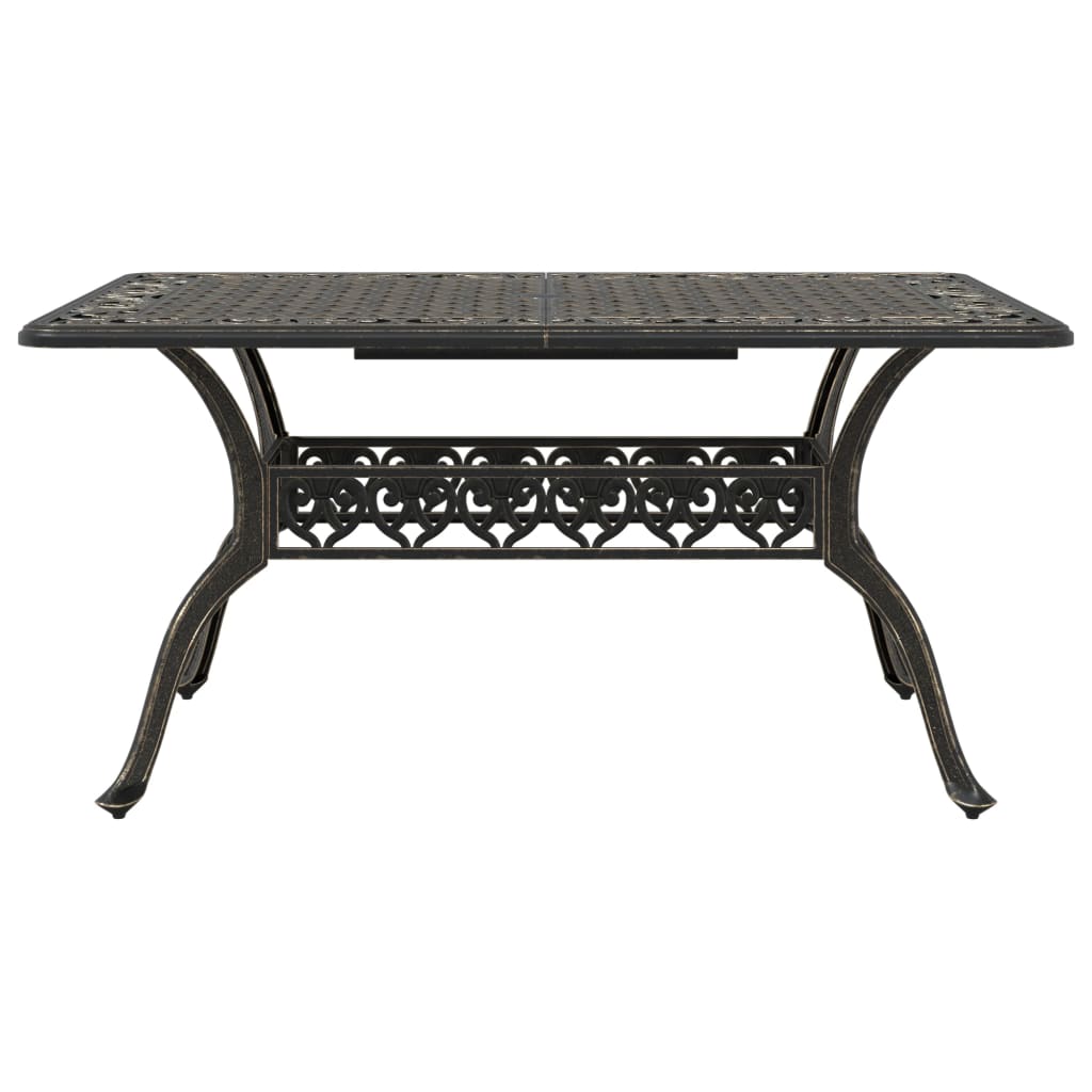 Tuintafel 150X90X72 Cm Gietaluminium Kleurig