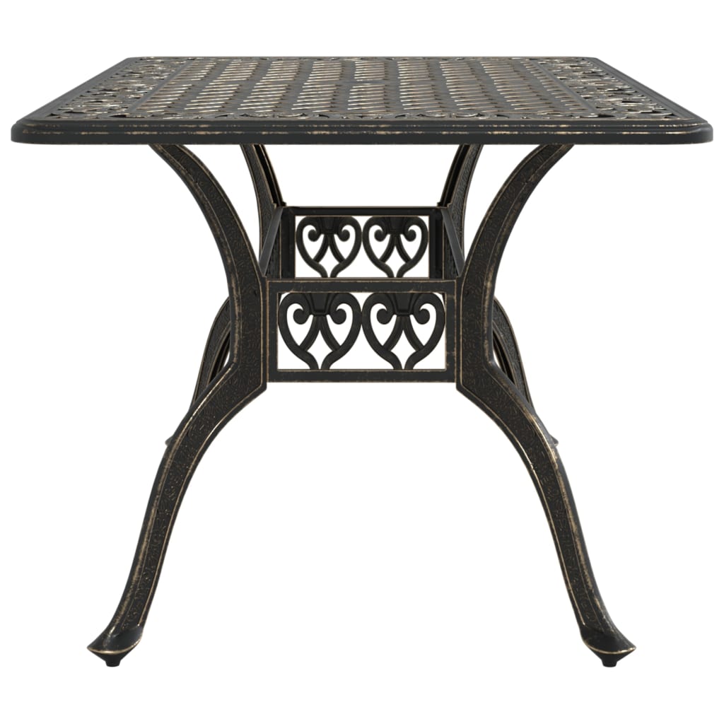 Tuintafel 150X90X72 Cm Gietaluminium Kleurig