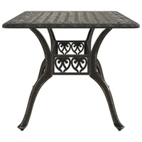 Tuintafel 150X90X72 Cm Gietaluminium Kleurig