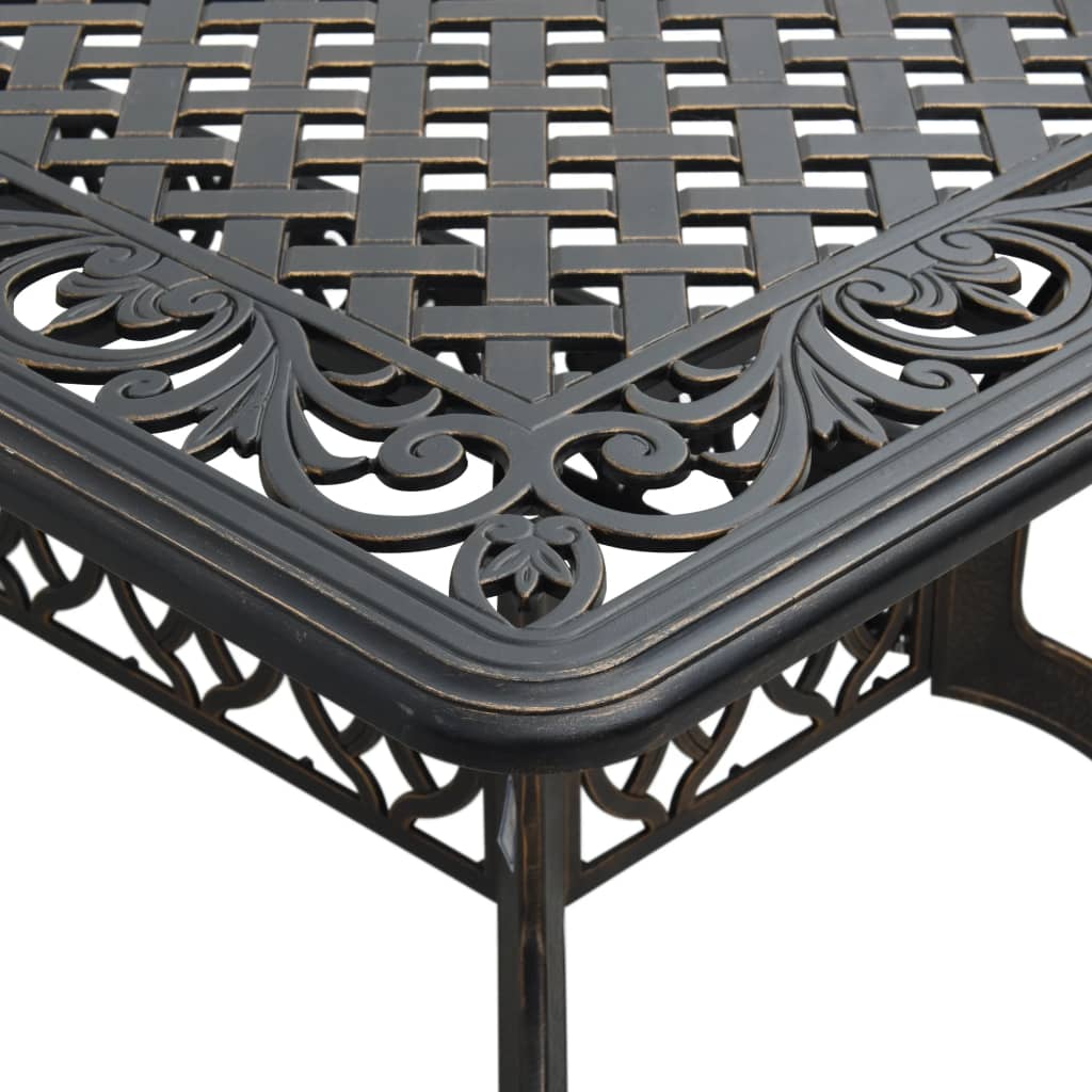 Tuintafel 150X90X72 Cm Gietaluminium Kleurig