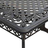Tuintafel 150X90X72 Cm Gietaluminium Kleurig