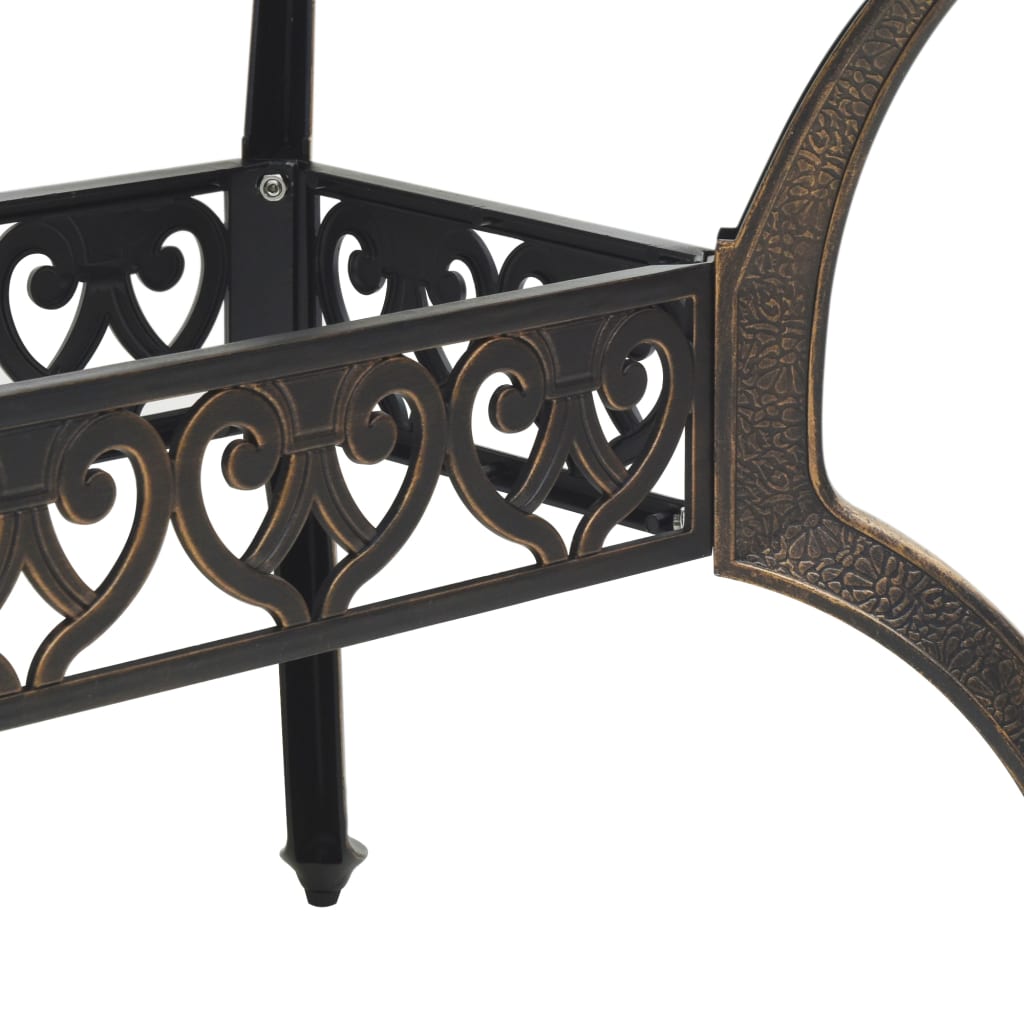 Tuintafel 150X90X72 Cm Gietaluminium Kleurig