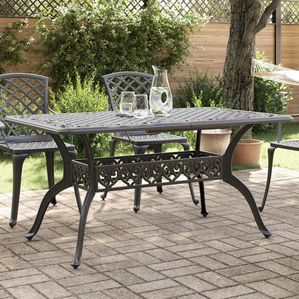 Tuintafel 150X90X72 Cm Gietaluminium Kleurig