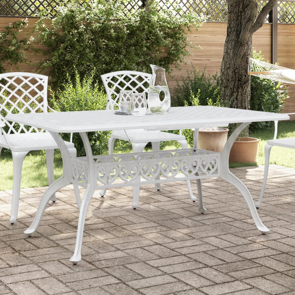 Tuintafel 150X90X72 Cm Gietaluminium Kleurig