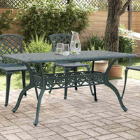 Tuintafel 150X90X72 Cm Gietaluminium Kleurig