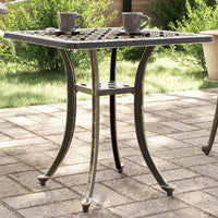 Tuintafel 53X53X53 Cm Gietaluminium