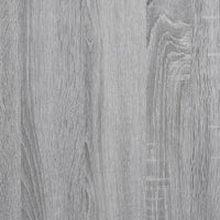 Boekenkast 92X30X Bewerkt Hout En Metaal Grijs Sonoma
