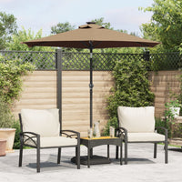 Parasol Met Stalen Paal 225X225X212 Cm