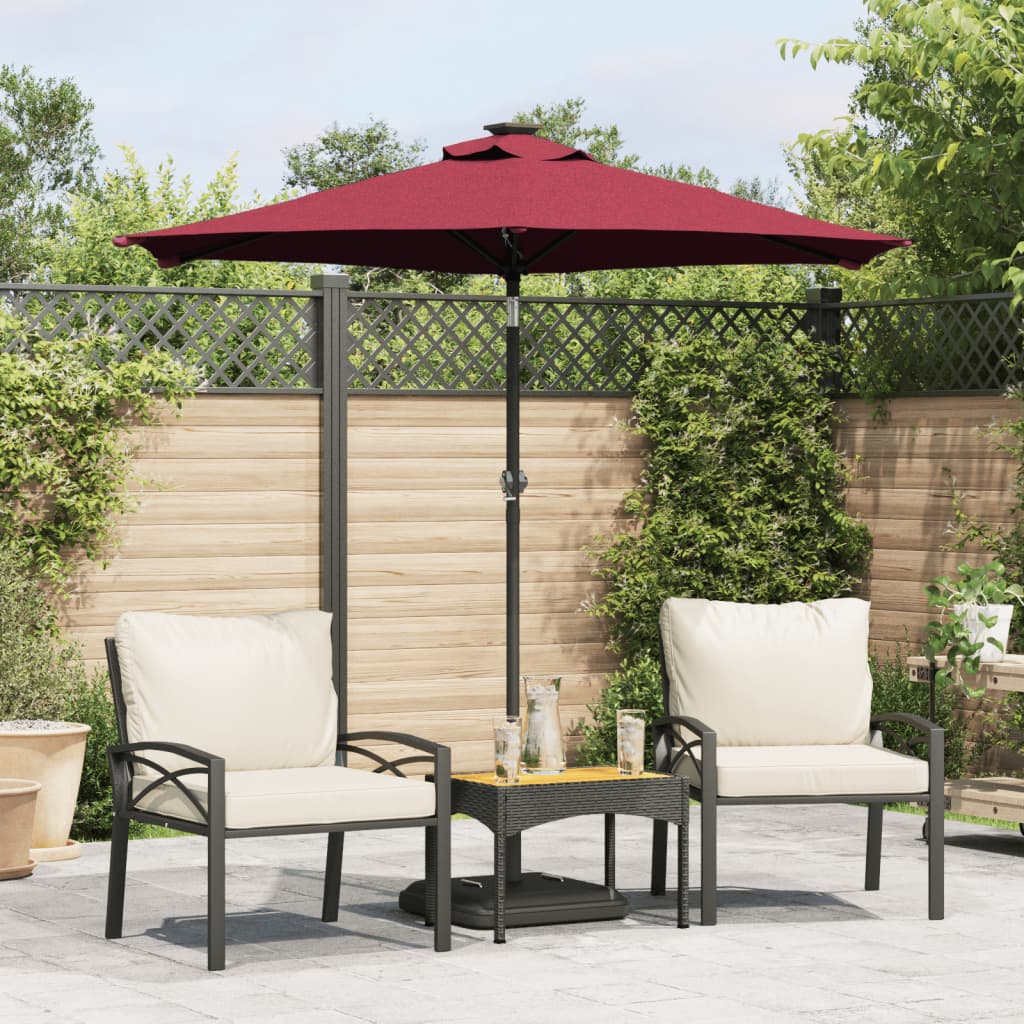 Parasol Met Stalen Paal 225X225X212 Cm