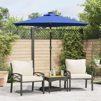 Parasol Met Stalen Paal 225X225X212 Cm