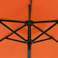 Parasol Met Led's En Stalen Paal 225X225X212 Cm