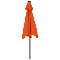 Parasol Met Led's En Stalen Paal 225X225X212 Cm