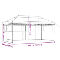 Partytent Inklapbaar Pop-Up Oranje