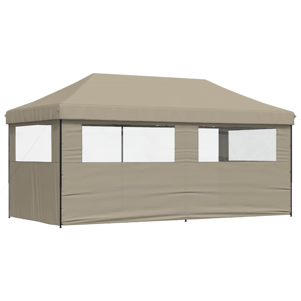 Partytent Inklapbaar Pop-Up Taupe