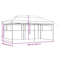Partytent Inklapbaar Pop-Up Taupe