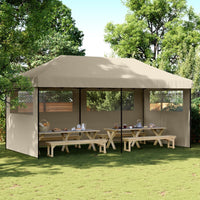 Partytent Inklapbaar Pop-Up Taupe