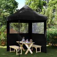 Partytent Inklapbaar Pop-Up Zwart
