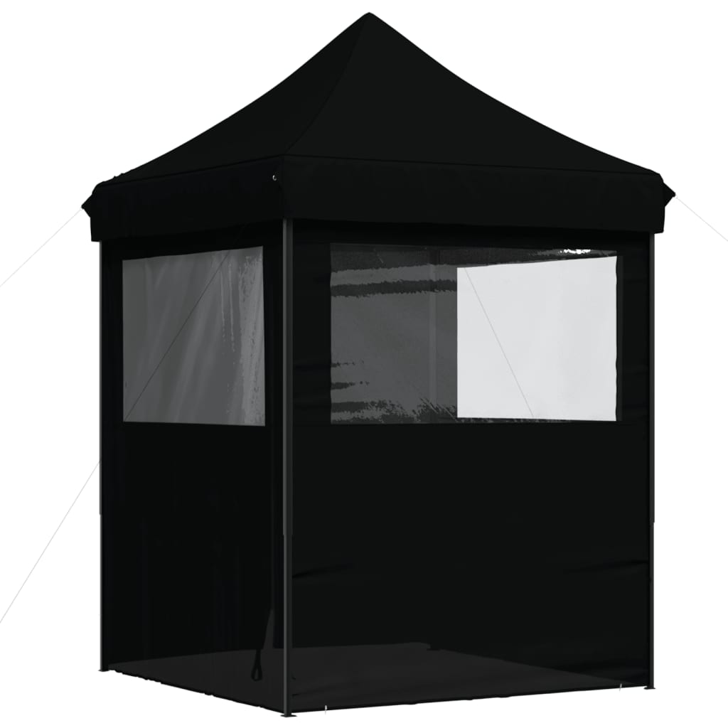 Partytent Inklapbaar Pop-Up Zwart