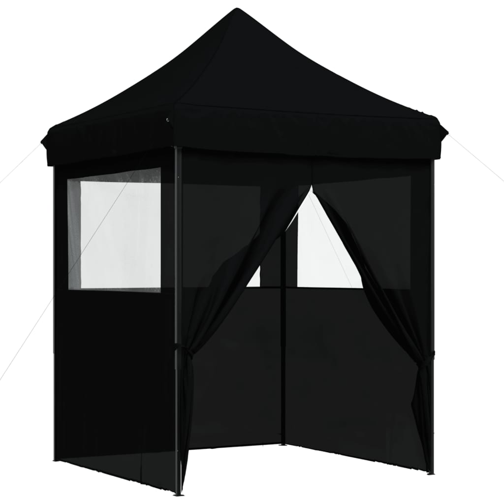 Partytent Inklapbaar Pop-Up Zwart