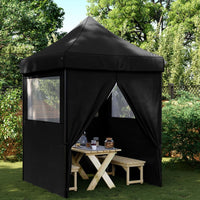 Partytent Inklapbaar Pop-Up Zwart