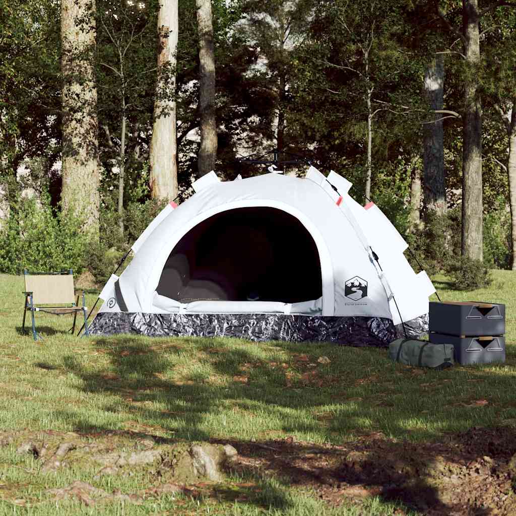 Tent Snelontgrendeling Verduisterende Stof Wit Verduisterend Wit