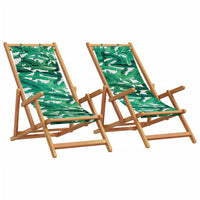 Strandstoel Inklapbaar Massief Eucalyptushout En Stof