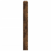 Schoenenkast Met Spiegel 5-Laags 63X17X169,5 Cm Gerookt Eiken