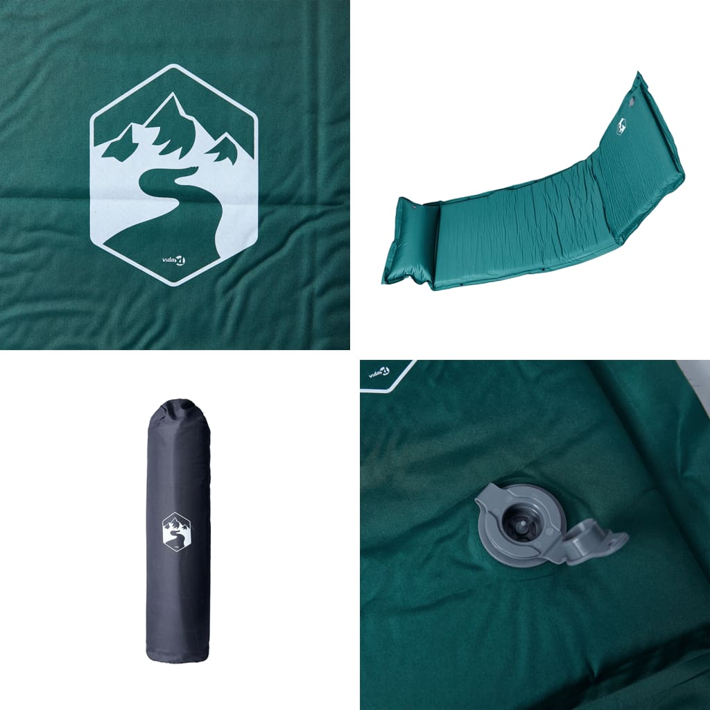 Kampeermatras Met Kussen Zelfopblazend 1-Persoons