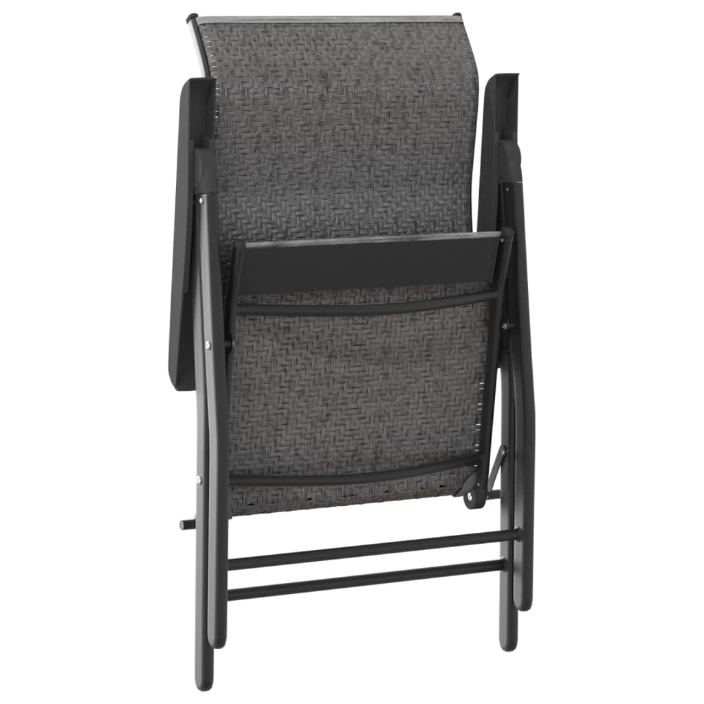 Tuinstoelen Inklapbaar Poly Rattan